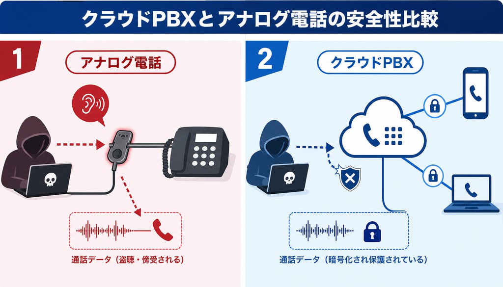 クラウドPBX　セキュリティ