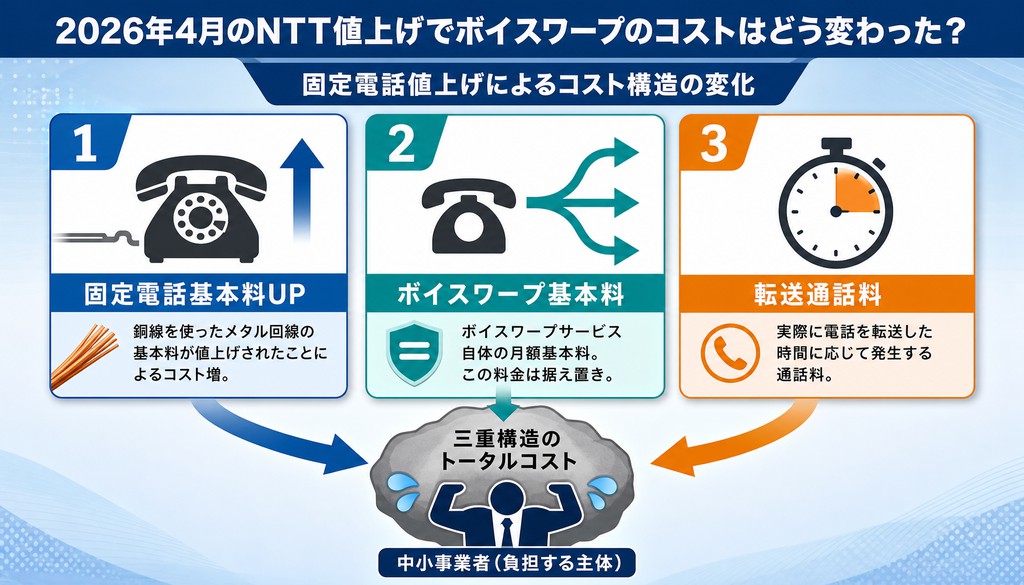 ボイスワープ 携帯 転送