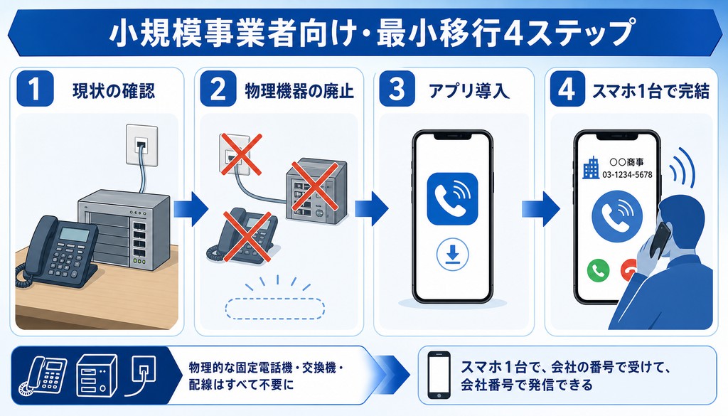 オフィス 固定電話 廃止