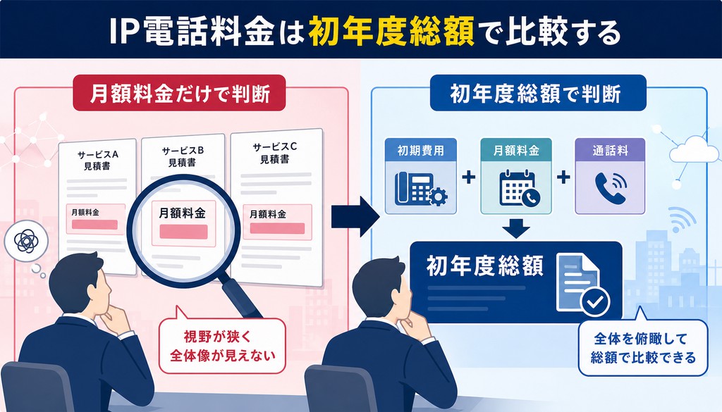 IP電話 料金 比較