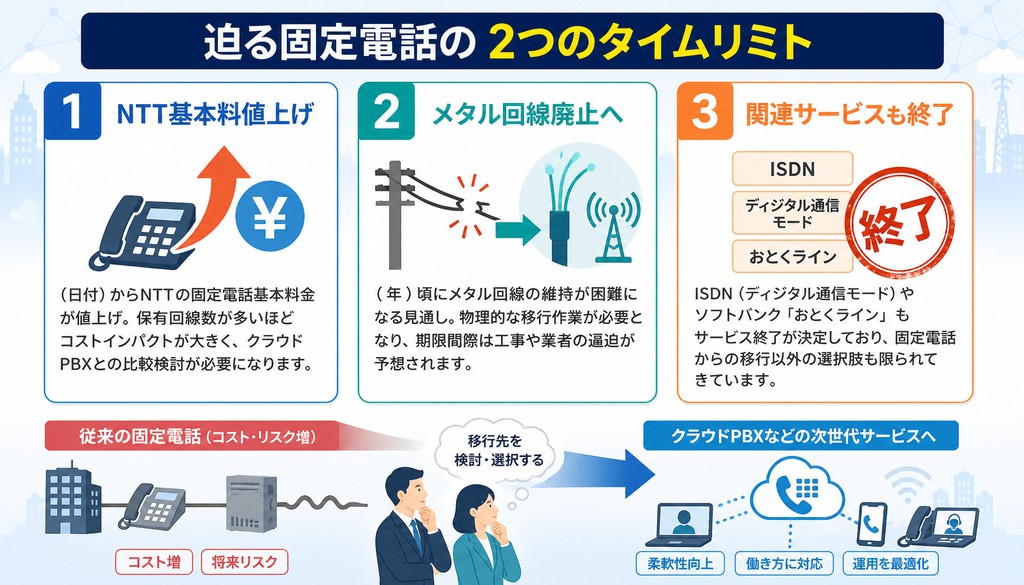 クラウドPBX　導入事例　比較
