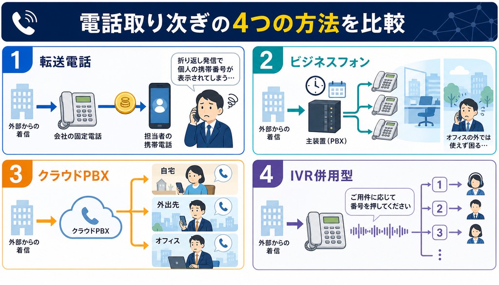 電話 取り次ぎ