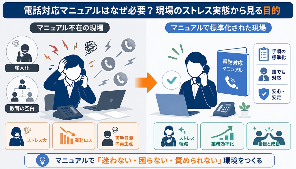 電話対応 マニュアル