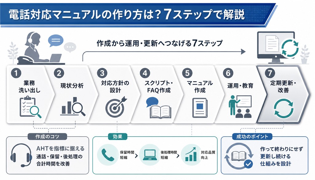 電話対応 マニュアル