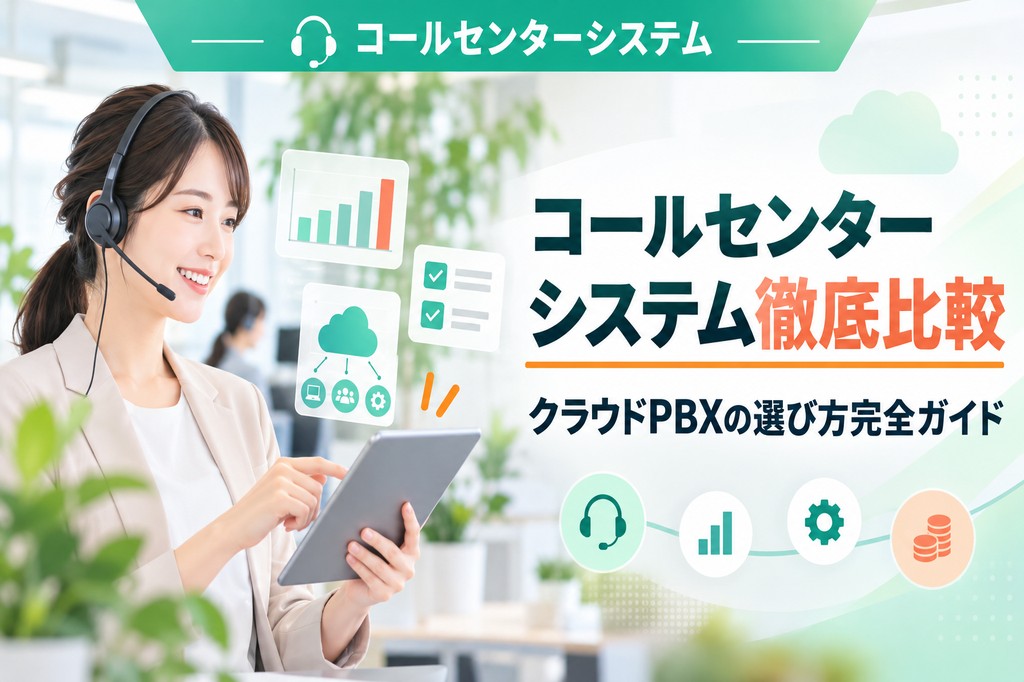 コールセンターシステム比較7選｜クラウドPBXの選び方2026